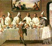 Francisco de Zurbaran st, hugo in the refectory France oil painting artist